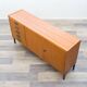 Teak sideboard with grooved drawers, 1960s.