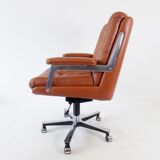 Ring Mekanikk leather office armchair 60's
