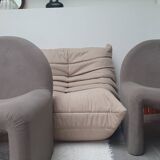 Pair of ARFA designer armchairs