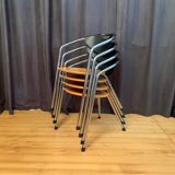 Set of four Plurima chairs, Italy, 1980s