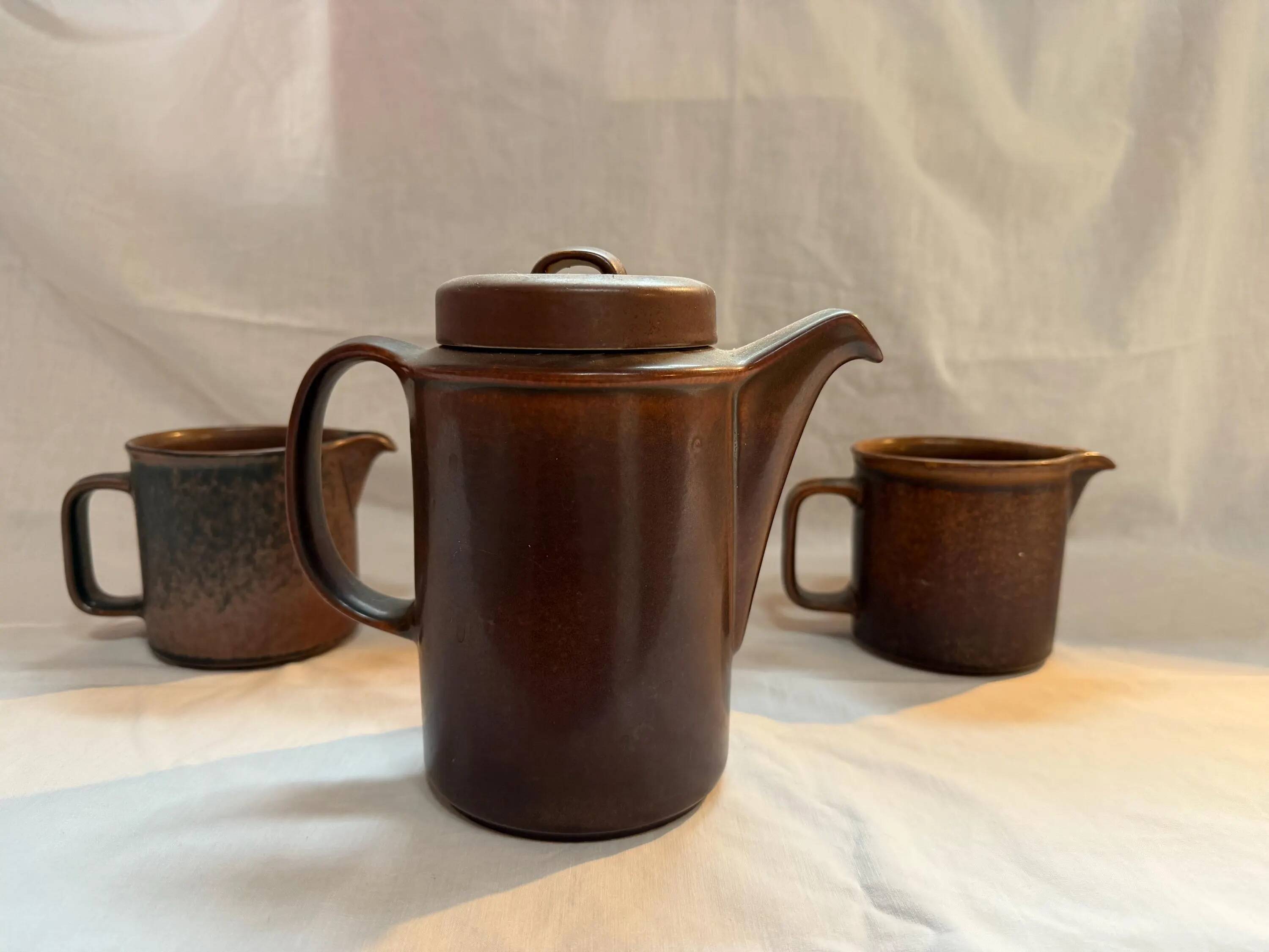 Arabia Finland Ruska Stoneware Collection 55 Pcs – Ulla Procopé