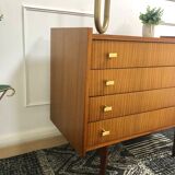 Vintage chest of drawers spindle feet