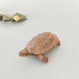 Turtle brass ashtray