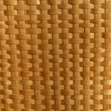 Chest of drawers vintage wood and rattan blond 4 drawers ca 1970