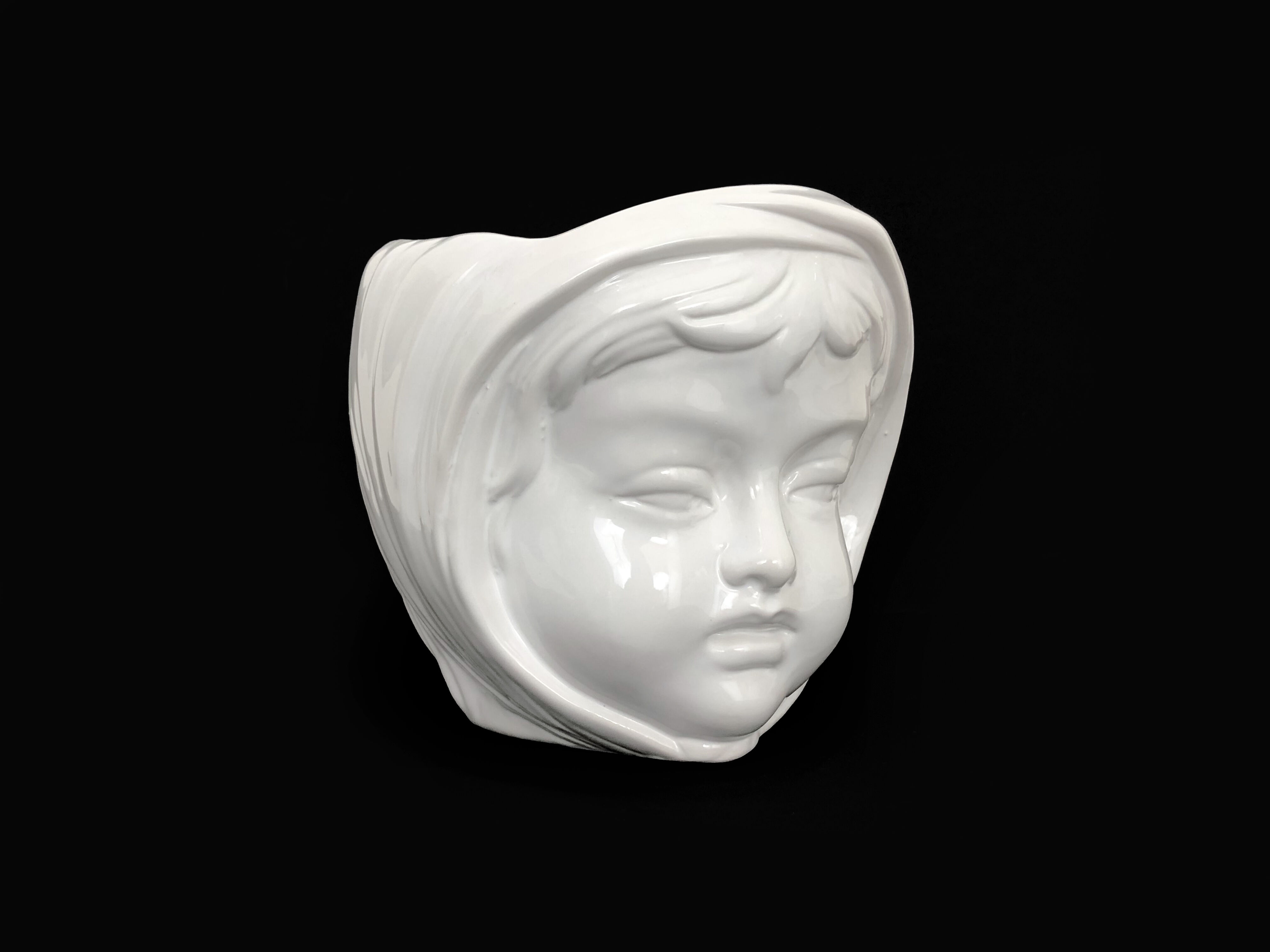 Cache pot, vase d'enfant en céramique, vintage années 70, Italie