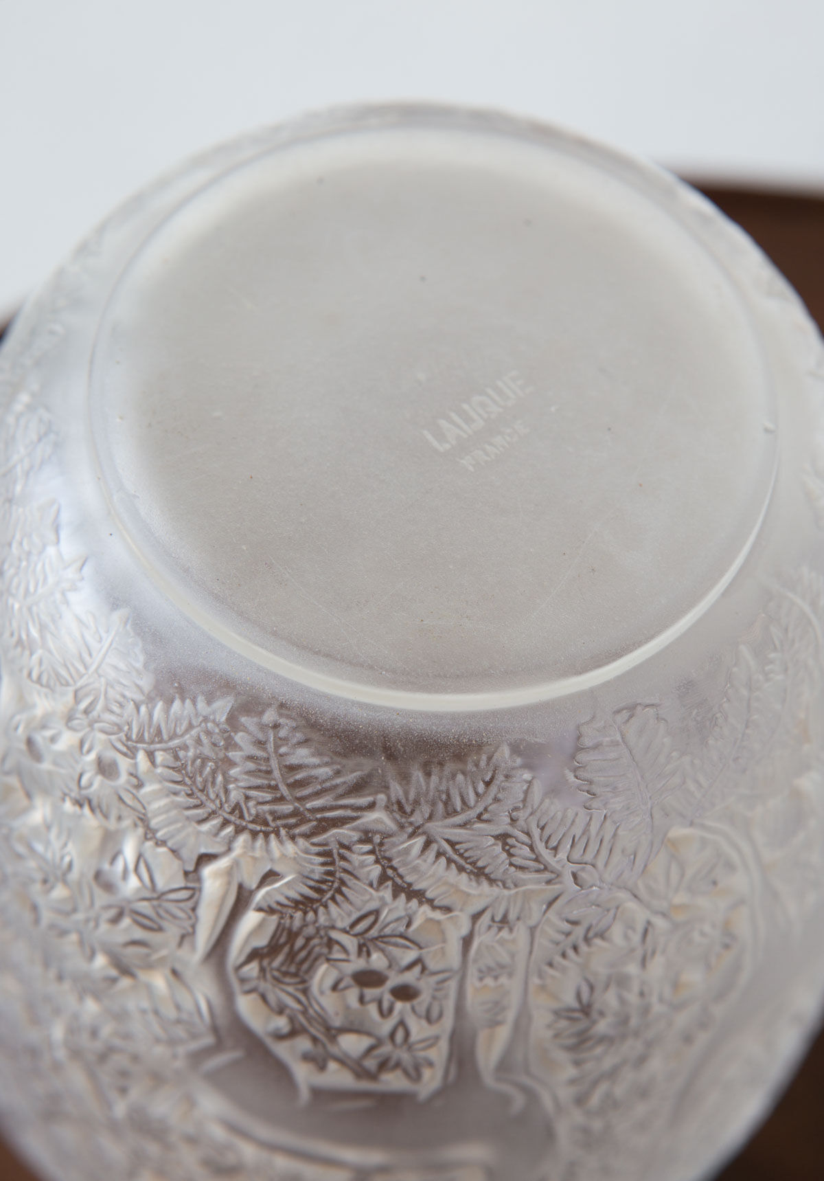 Paire vases modèle Biches Lalique