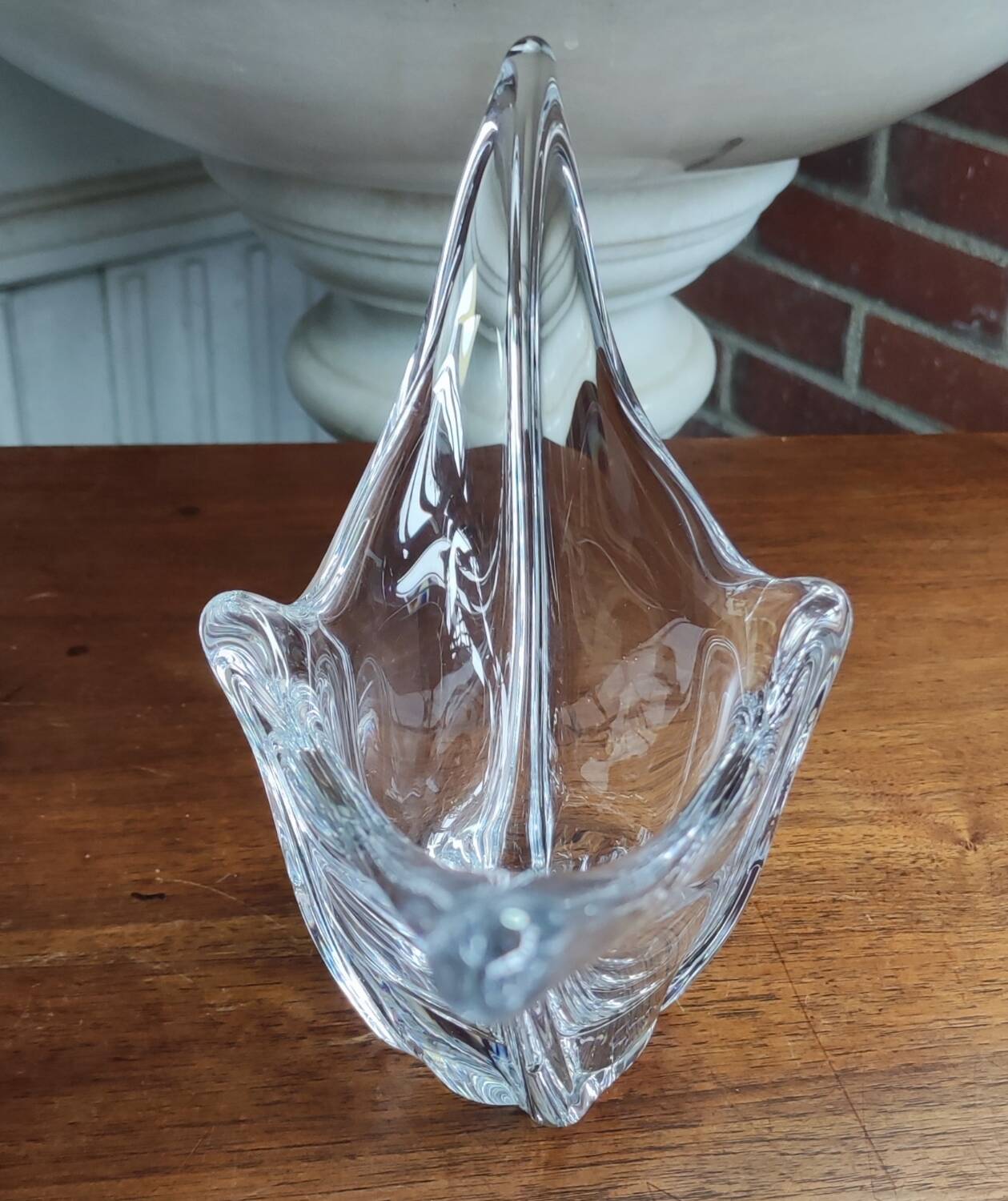 Antique Daum France Crystal Fruit Bowl