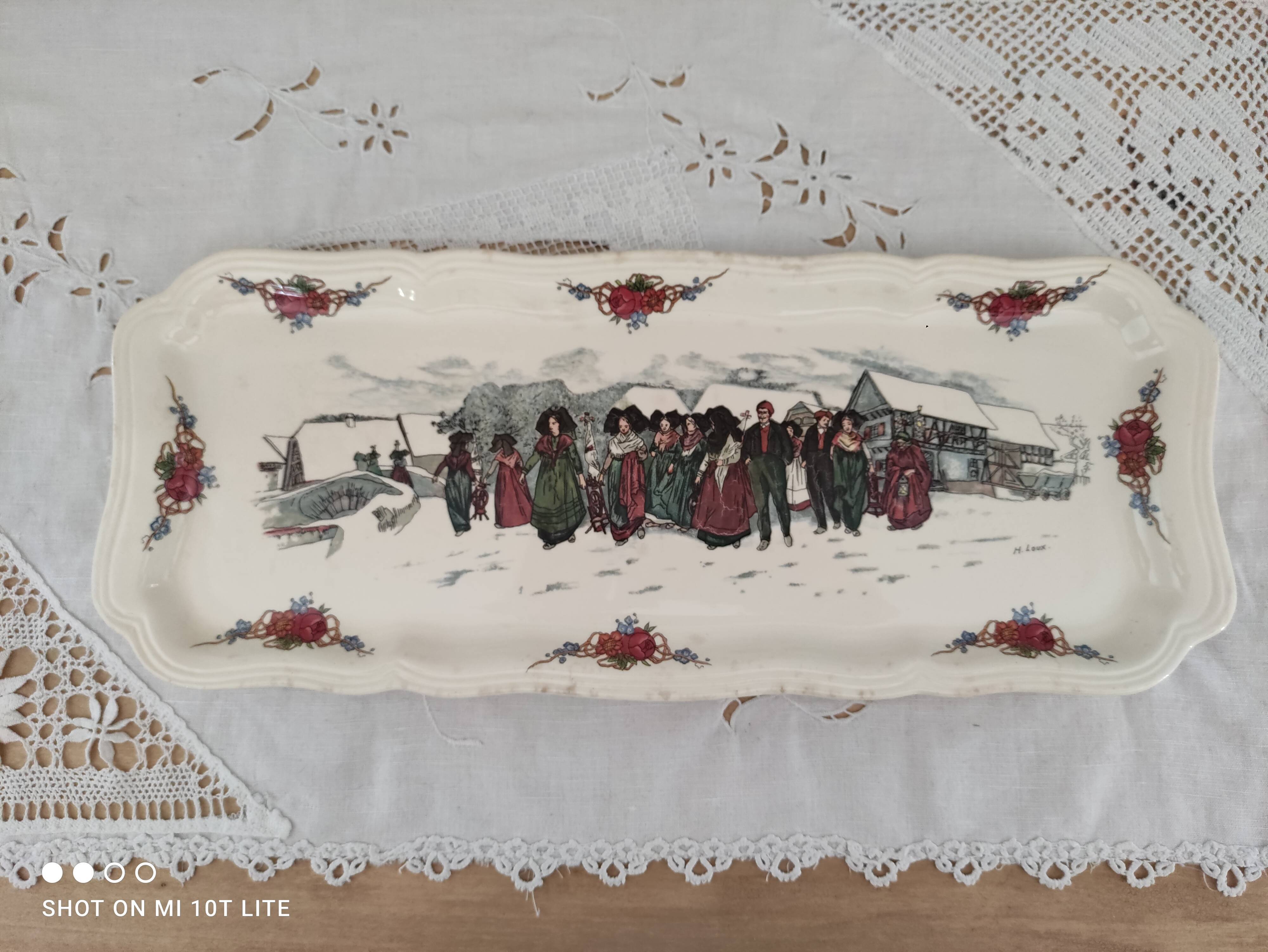 Cake dish Sarreguemines model Obernai