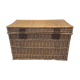 Large old wicker trunk