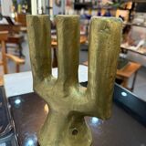 Artisanal chandelier in solid brass – Unique piece – Chad