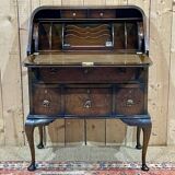 1930s English walnut back desk