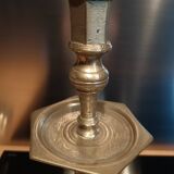 Vintage bronze candle holder