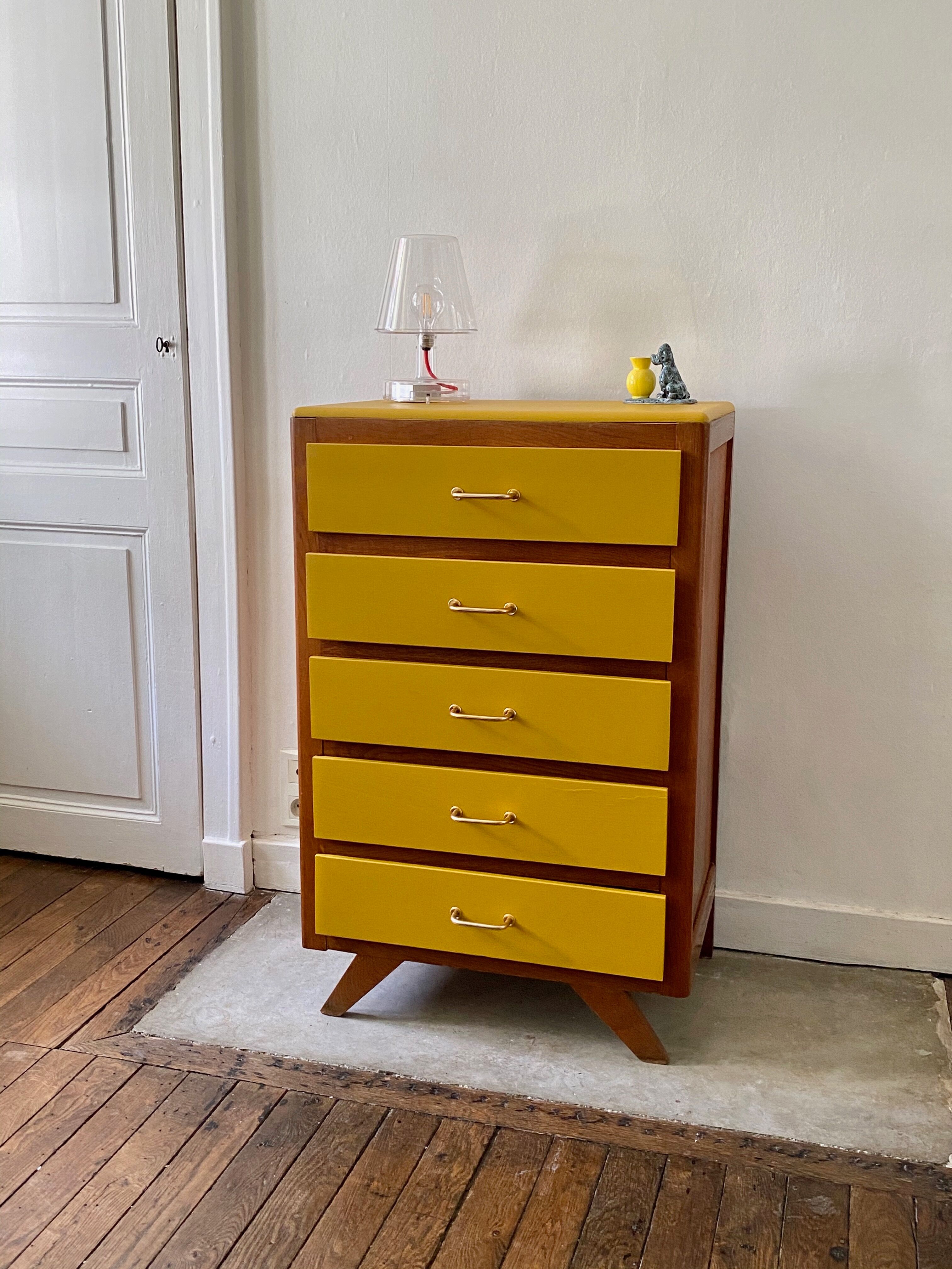 Chiffonnier feet compass 60s