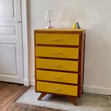 Chiffonnier pieds compas années 60