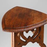 Art Deco console table in oak wood, France ca. 1930