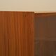 Mahogany display cabinet with glass front, Denmark, 1970s