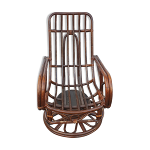rocking chair en rotin