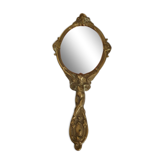 Bronze hand mirror