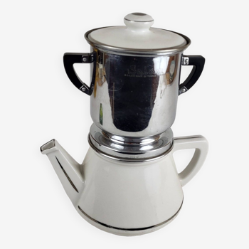Stainless steel earthenware teapot/coffee maker