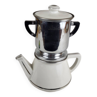 Stainless steel earthenware teapot/coffee maker