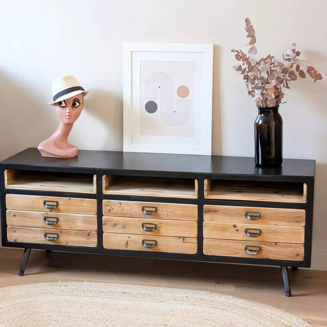 Low sideboard furniture