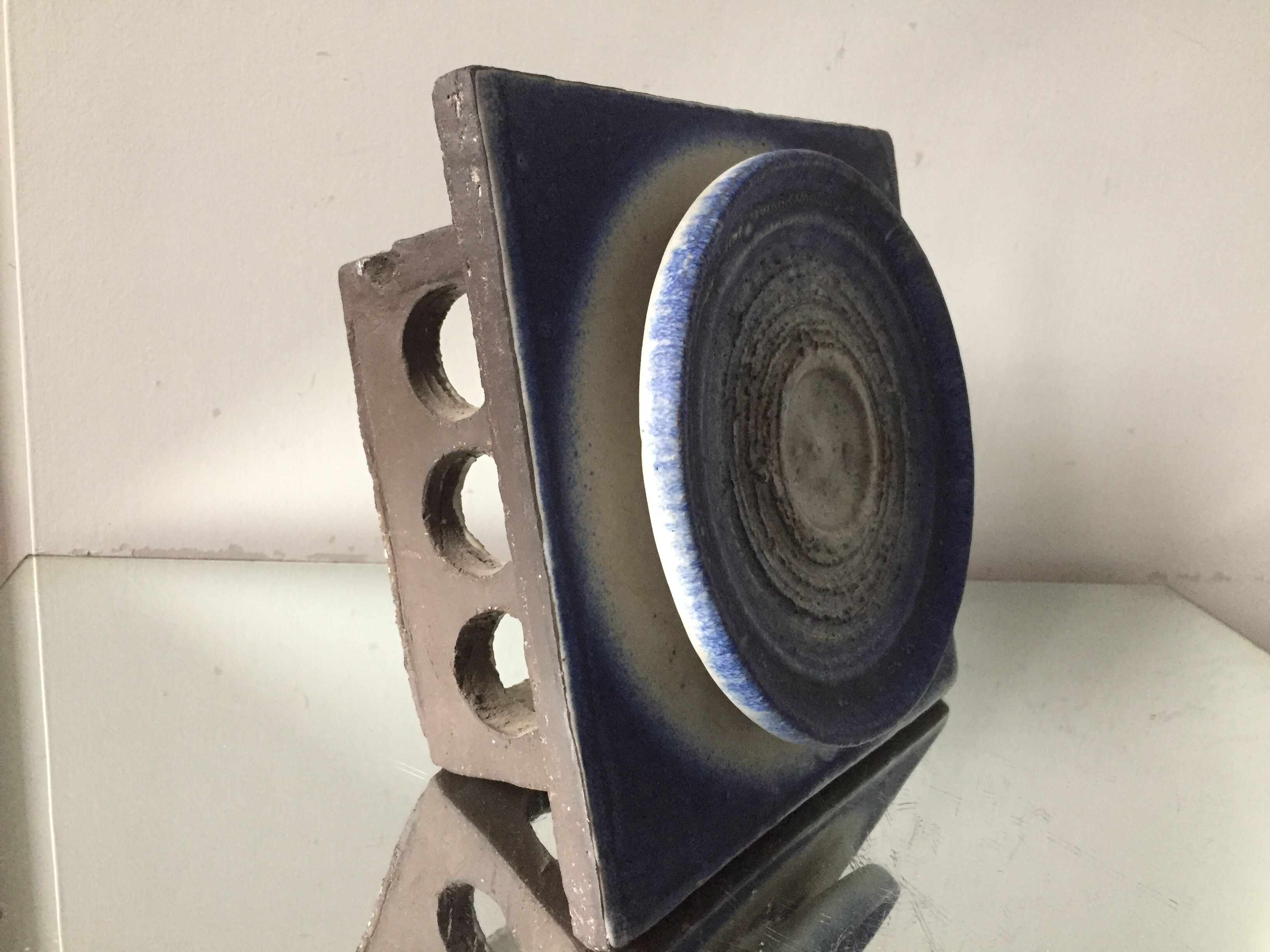 Danish Ceramic 1970’s Wall Lamp