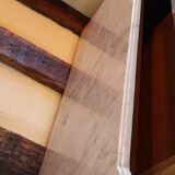 Louis XVI style semainier in mahogany veneer