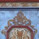 Wedding wardrobe painted in rustic farmhouse folk art