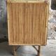 Bamboo and rattan chest of drawers - vintage 1960s