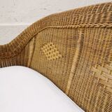 Wicker bench