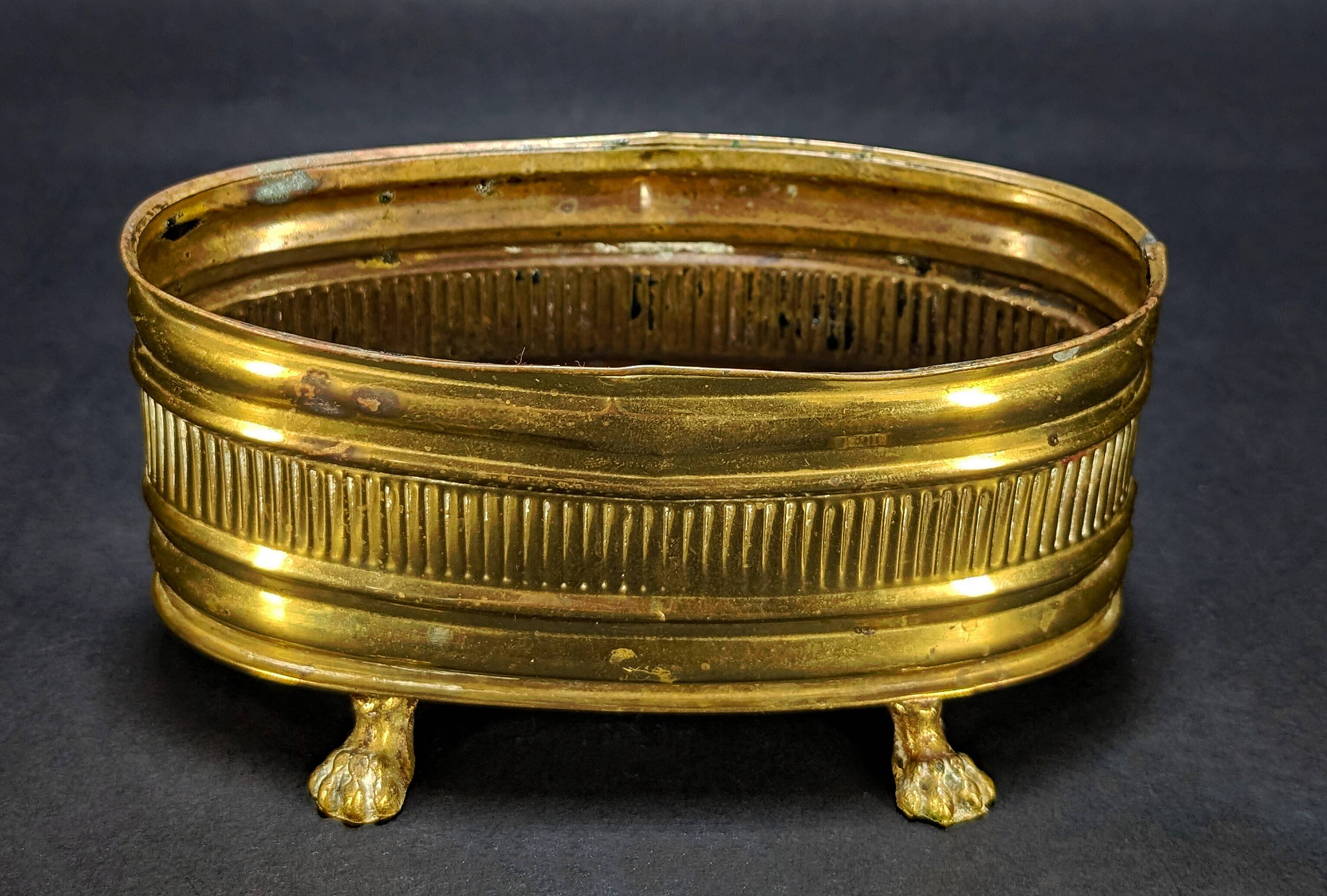 Small Brass Planter 19th Century