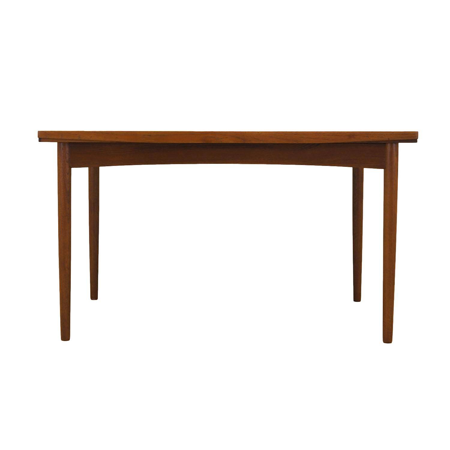 Teak table, Danish design, 1960s, manufactured in Denmark