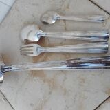 Box with silver metal housewife