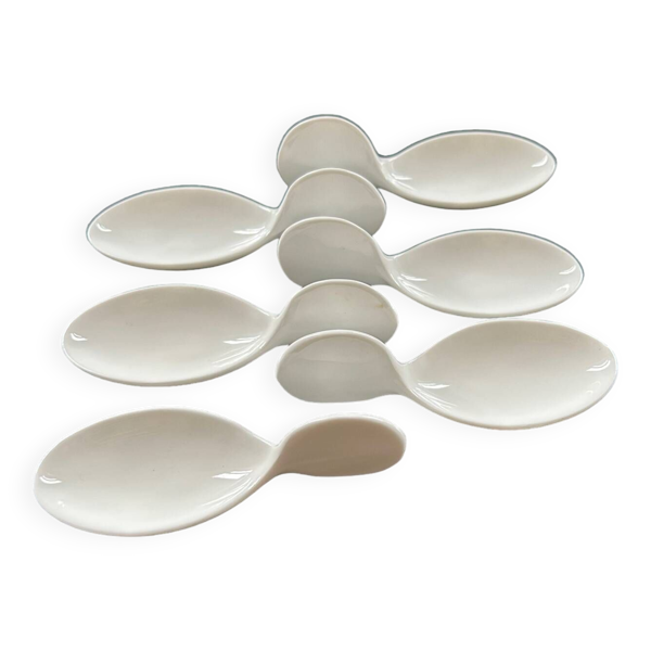 Lot de 6 cuillères amuse bouche design