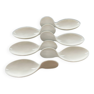 Lot de 6 cuillères amuse bouche design