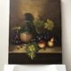 Still life painting with fruits