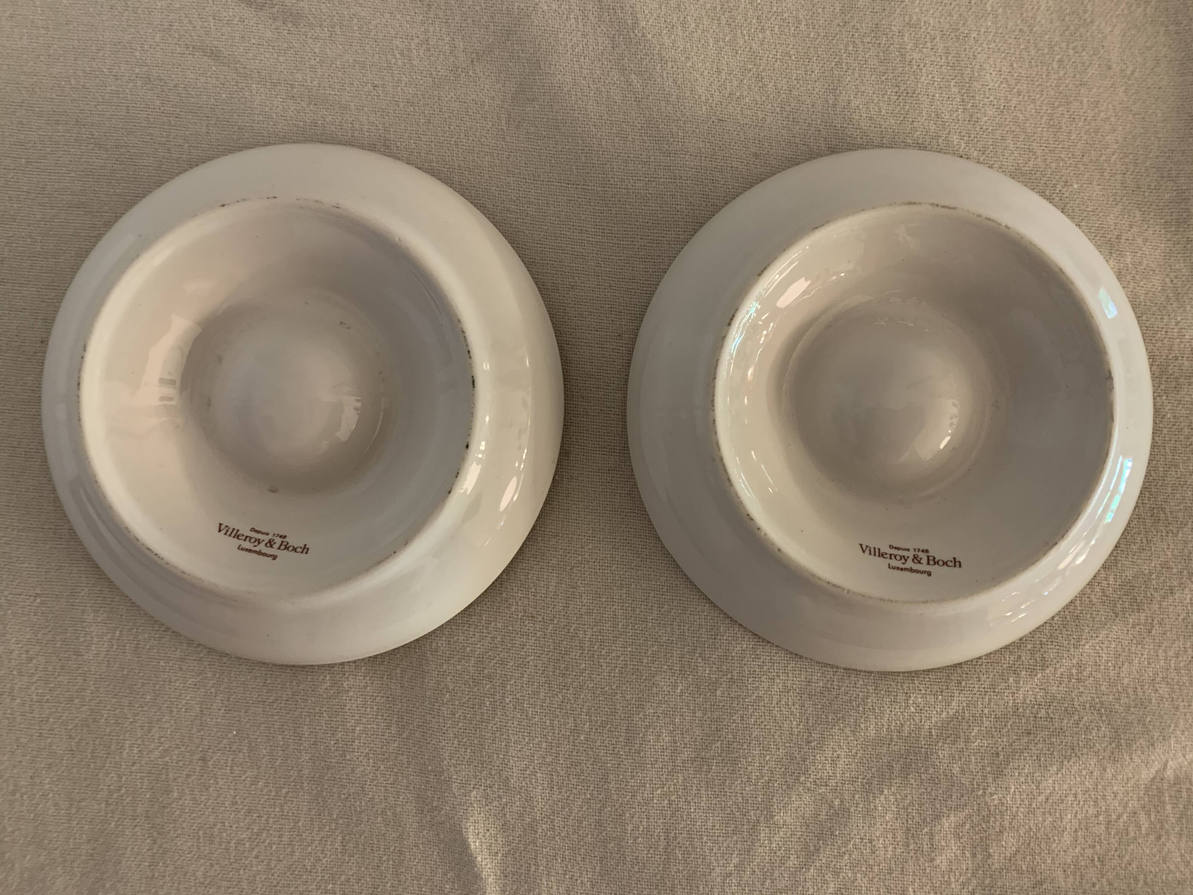 Pair of cockroaches Botanica Linnaea or Twinflower de Villeroy and Boch