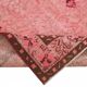 Overdyed Wool Vintage Handmade Carved Rug 172 cm x 290 cm