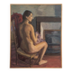 Nude painting ‘Nu’ by Louis Peyré, France, 1989