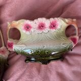 Barbotine vase and planter