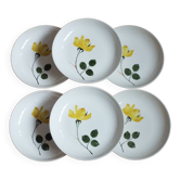 6 Villeroy and Boch Ophélia soup plates