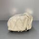 Edra Corbeille Armchair – In ivory white leather
