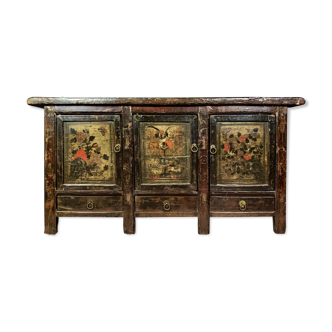 Mango wood buffet Asia 1900