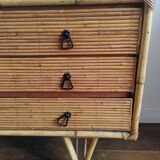 Commode en bambou, 1960