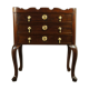 Commode sauteuse ancienne en noyer