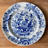 Set of 5 hollow plates and 1 flat plate John and William Ridgway, Opaque China, Dresden 1830