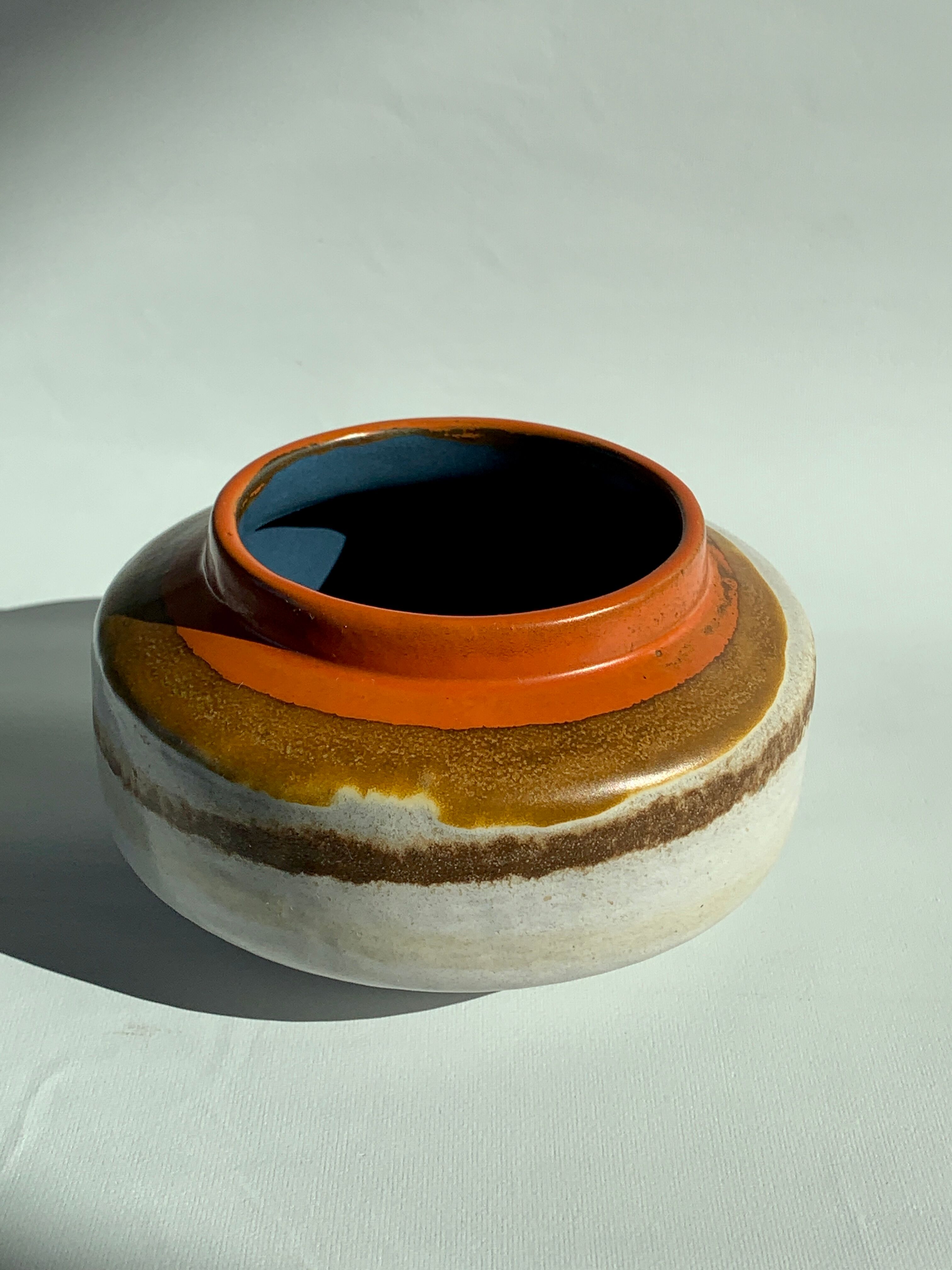 Ceramic vase by Strehla, 60s