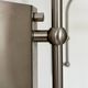 Pair of XL vintage adjustable wall lights, matte metal, Germany 1980.