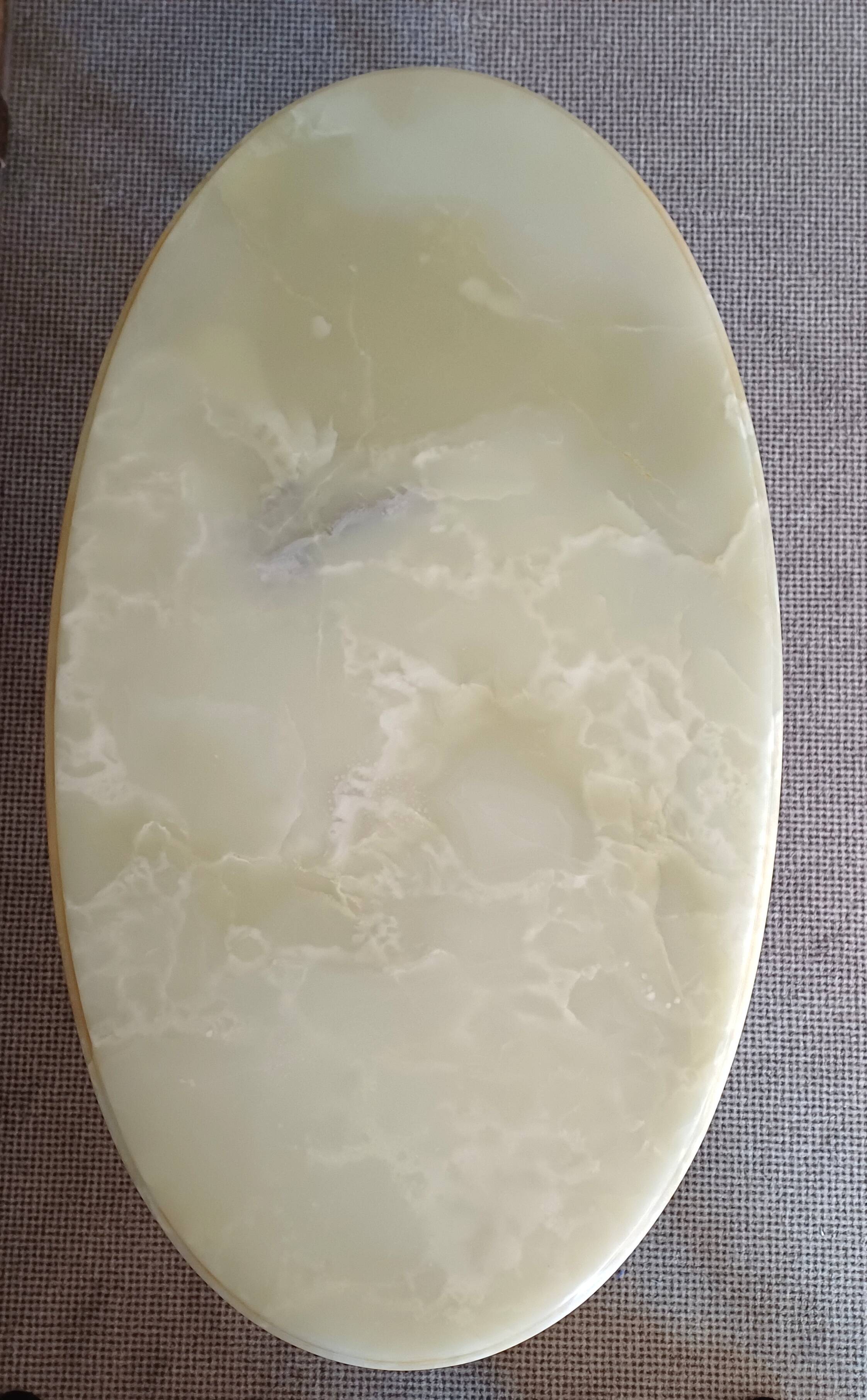 Neoclassical style marble coffee table