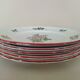 5 assiettes à cake "Réverbère fin" KG Lunéville